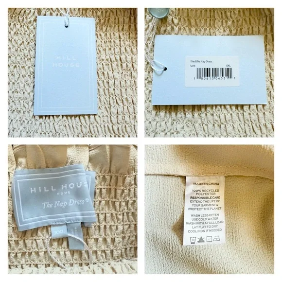 New! HILL HOUSE Ellie Nap Dress in Cream Nude - Picture 11 of 11